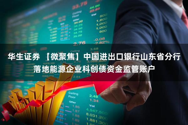 华生证券 【微聚焦】中国进出口银行山东省分行落地能源企业科创债资金监管账户